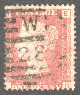 Great Britain Scott 33 Used Plate 146 - ED - Click Image to Close